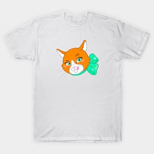 Orange Cat "Shanel" Head Shot T-Shirt